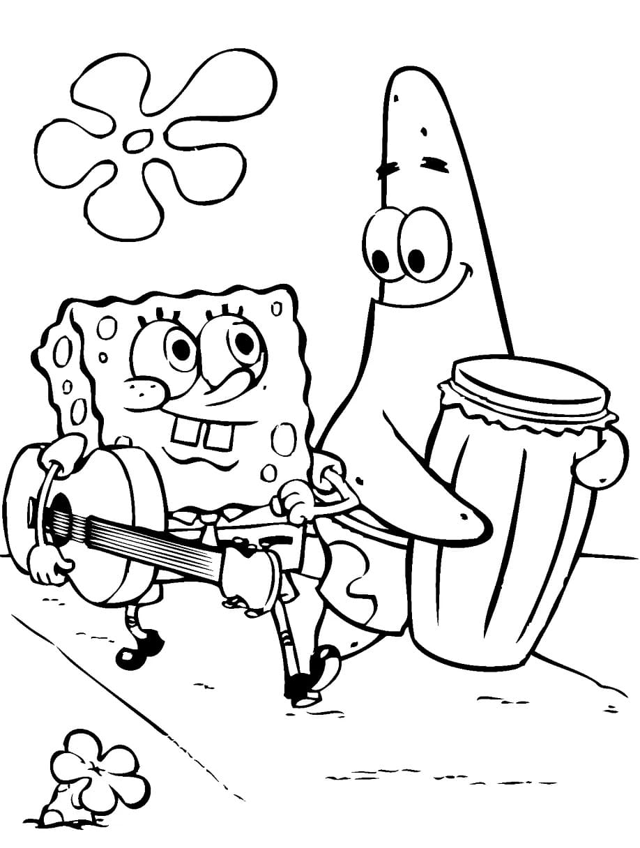 Spongebob coloring pages