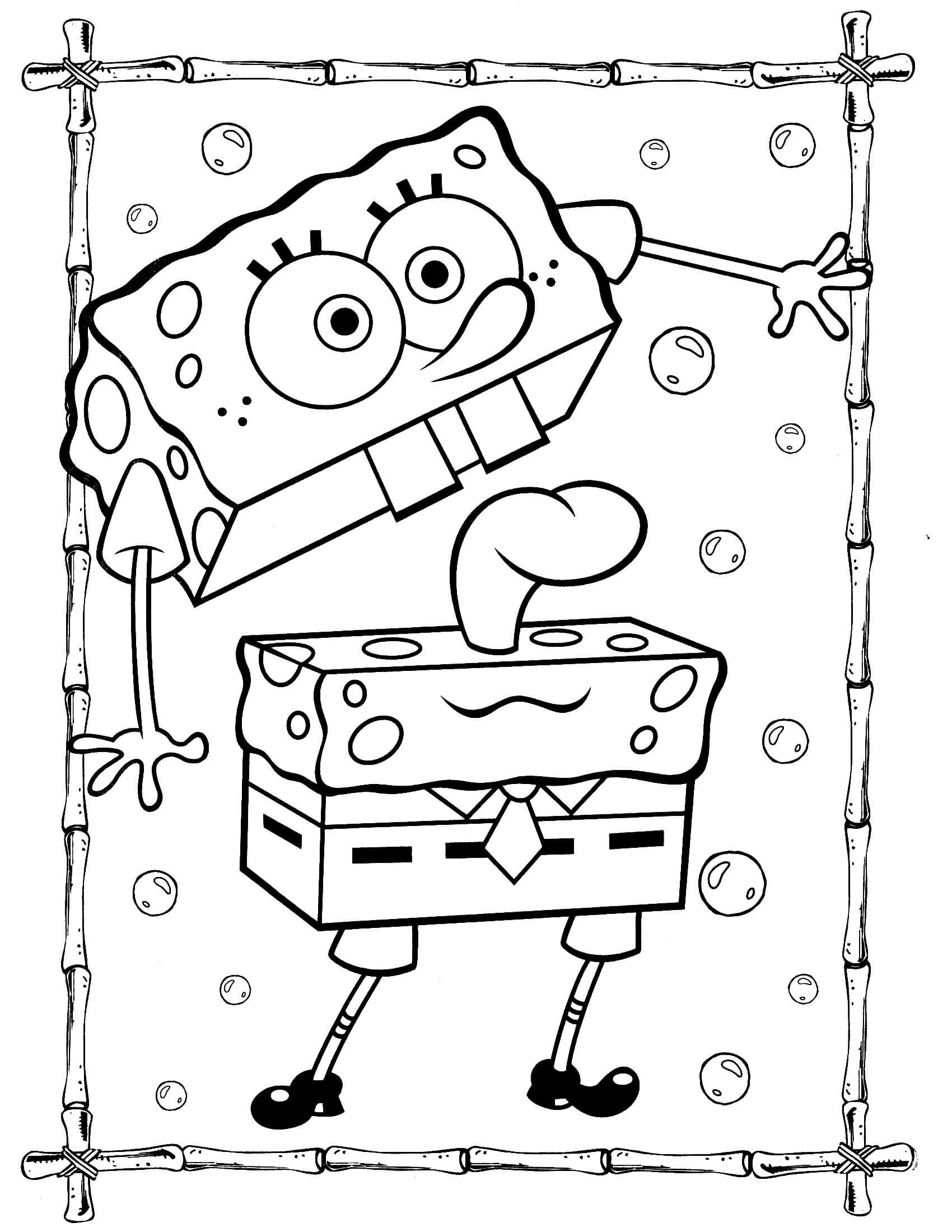 Spongebob pages â printable pages