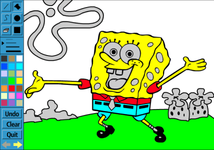 Spongebob coloring book ð play online