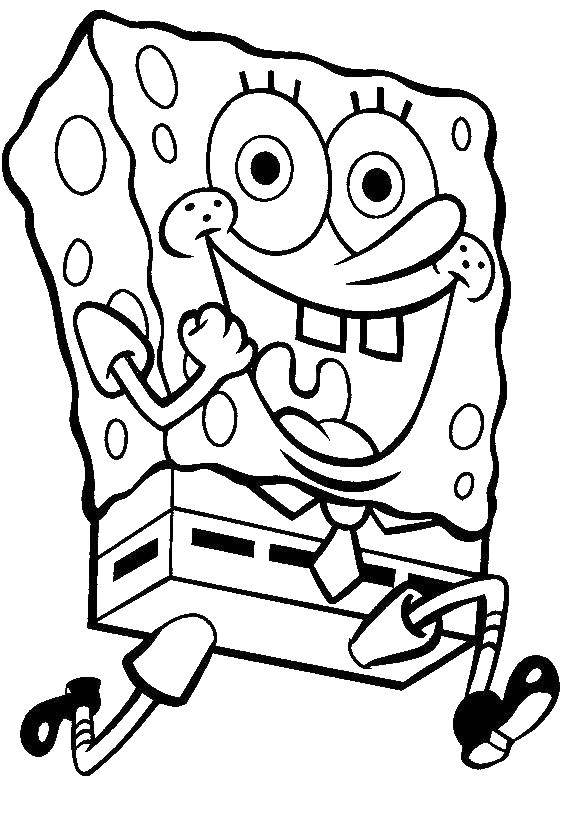 Online coloring pages coloring spongebob coloring