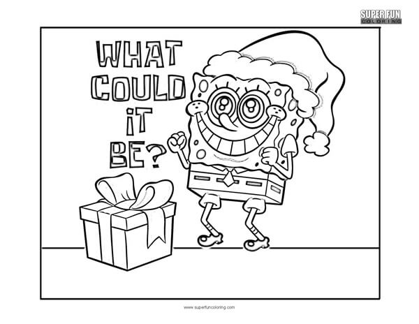 Spongebob squarepants coloring page