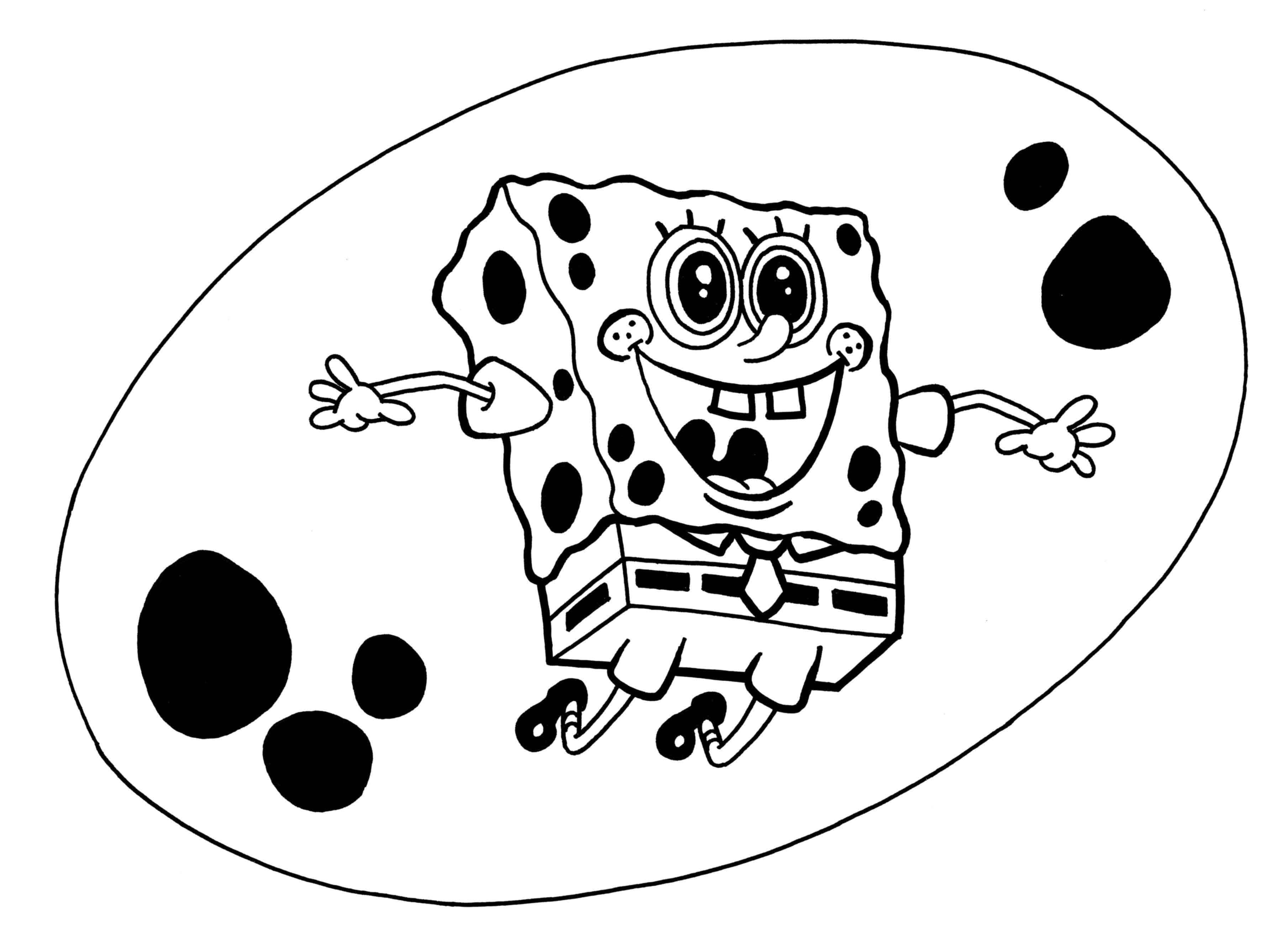 Spongebob squarepants coloring page