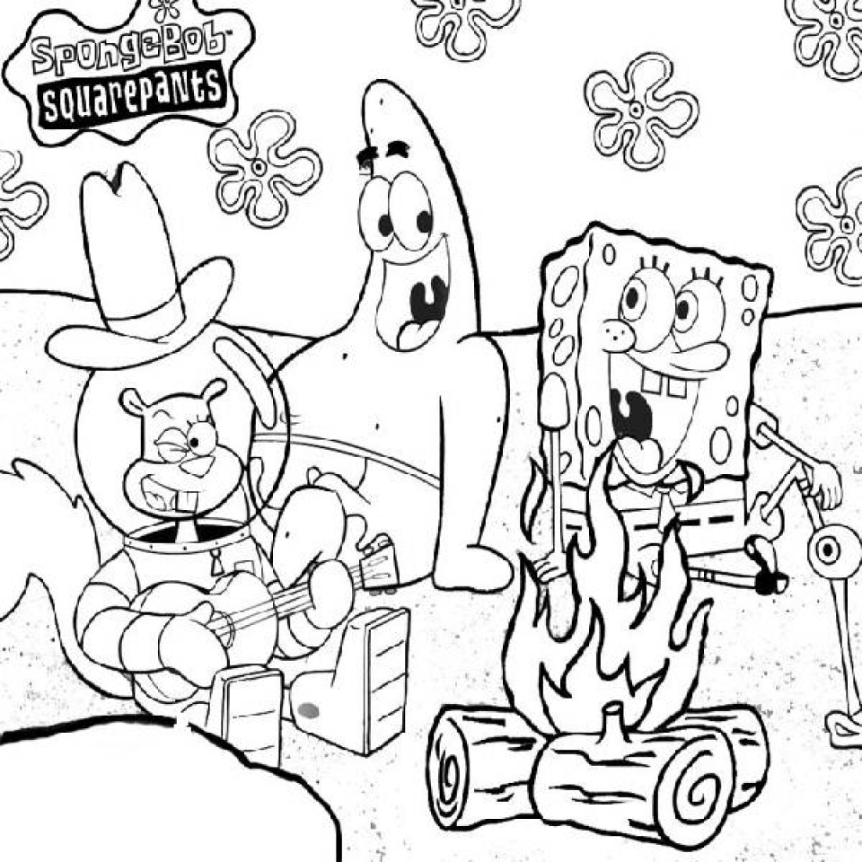 Get this spongebob squarepants coloring pages free printable pfrm