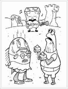 Spongebob coloring pages to download for free