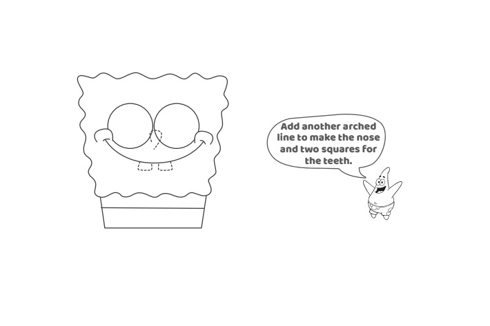 How to draw spongebob easy printable lesson for kids kids activities blog