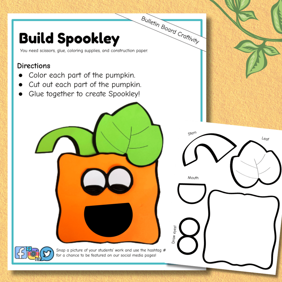 The legend of spookley the square pumpkin activities