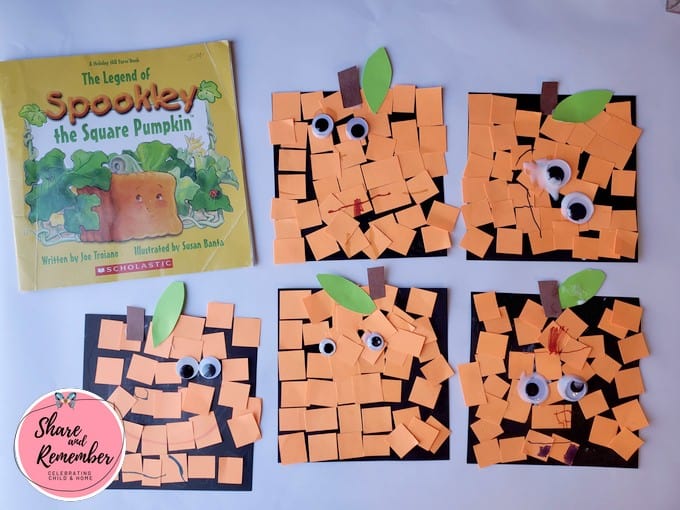 Spookley the square pumpkin craft