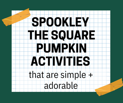 Spookley the square pumpkin activities that are simple and adorable