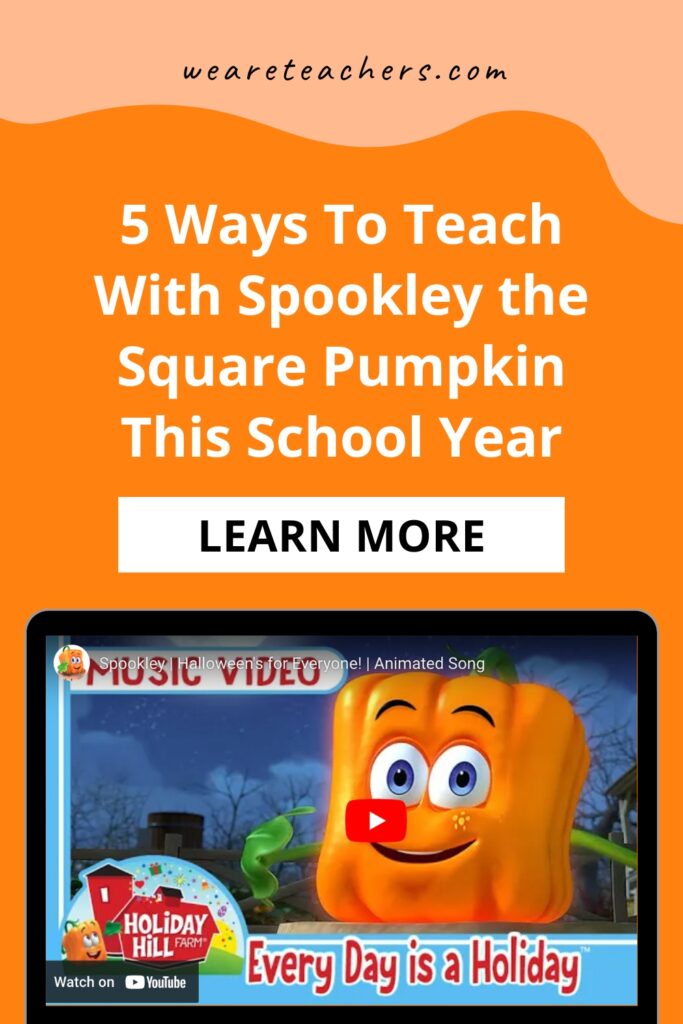 Teach with spookley the square pumpkin