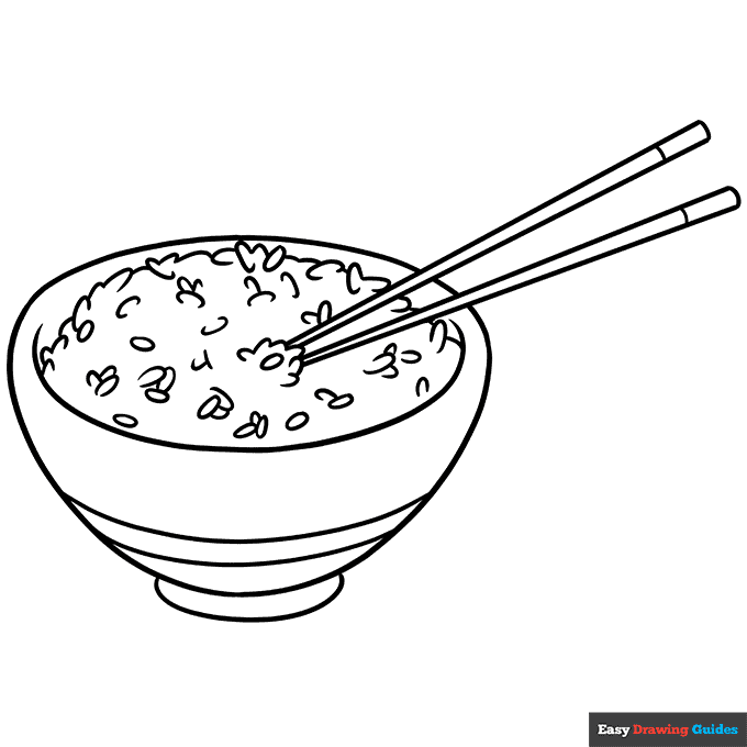Free printable food coloring pages for kids