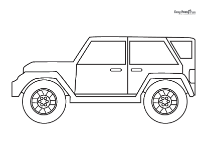 Car coloring pages