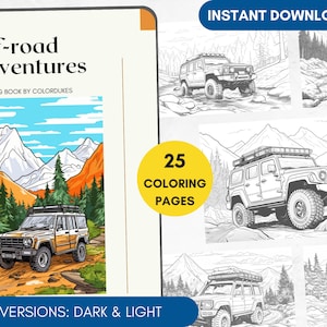 Jeep coloring page