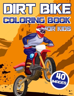 Dirt bike coloring book for kids madness racer magazine for boys and girls with off road vehicles motocross action bikes sports motocycles and more paperback the bookmark shoppe