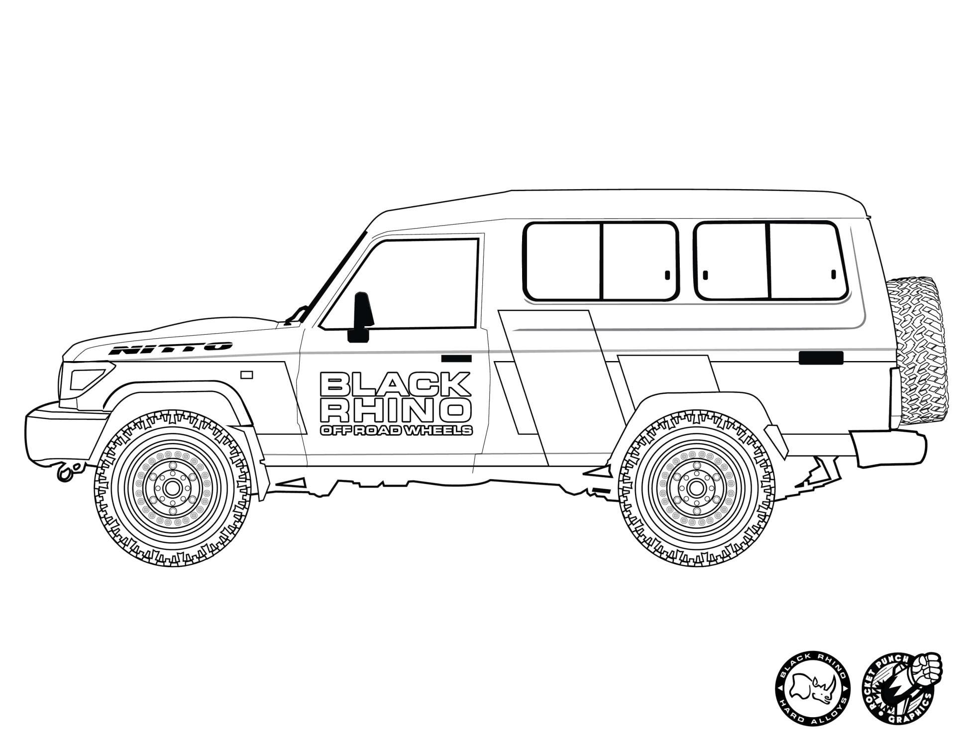 Black rhino coloring pages black rhino