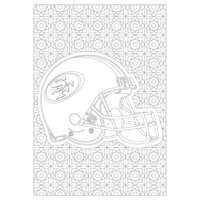In the sports zone nfl adult coloring book san francisco ers
