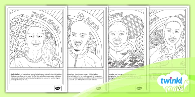 Refugee week i mindfulness colouring pages i move pe