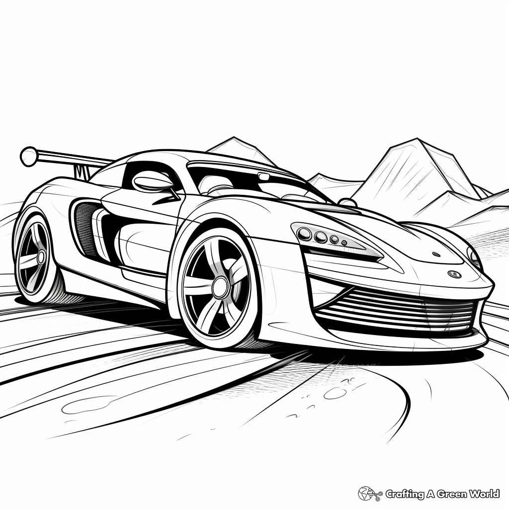 Cars and trucks coloring pages