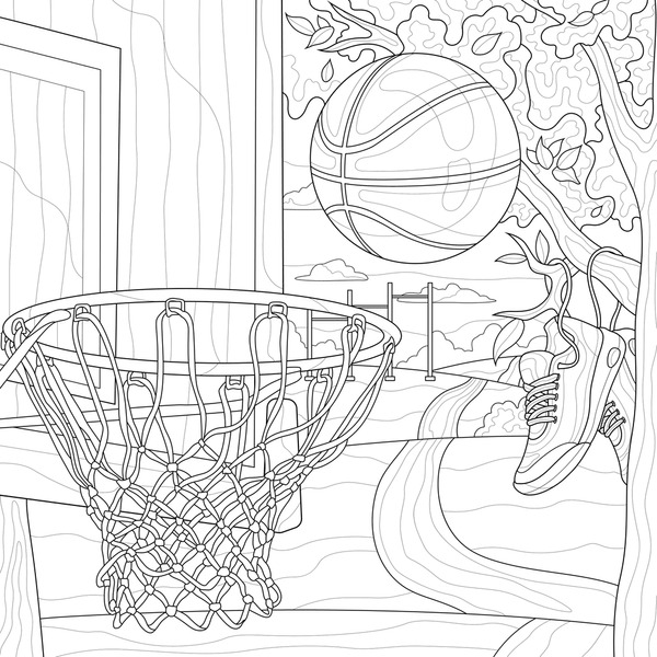 Adult coloring pages sports images stock photos d objects vectors