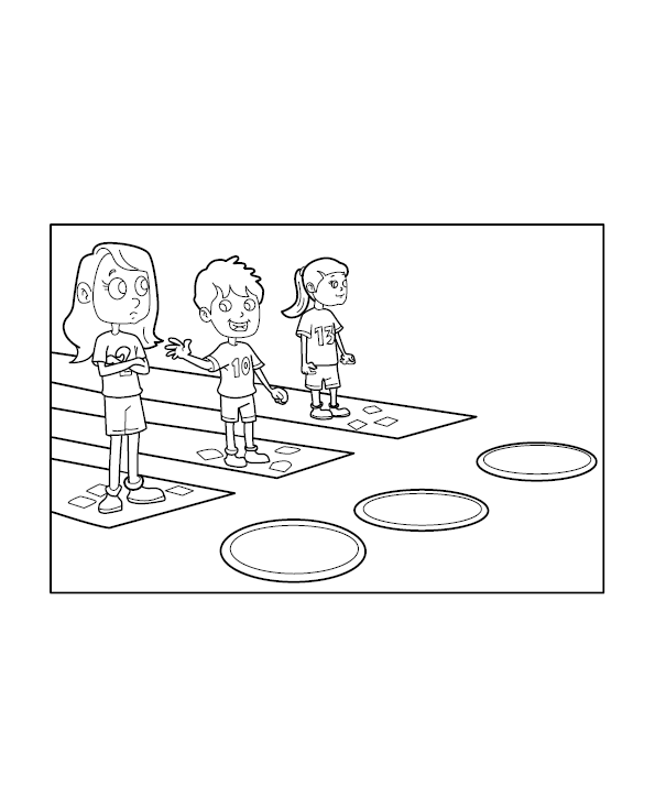 Sports colouring picture free colouring book for children â monkey pen store