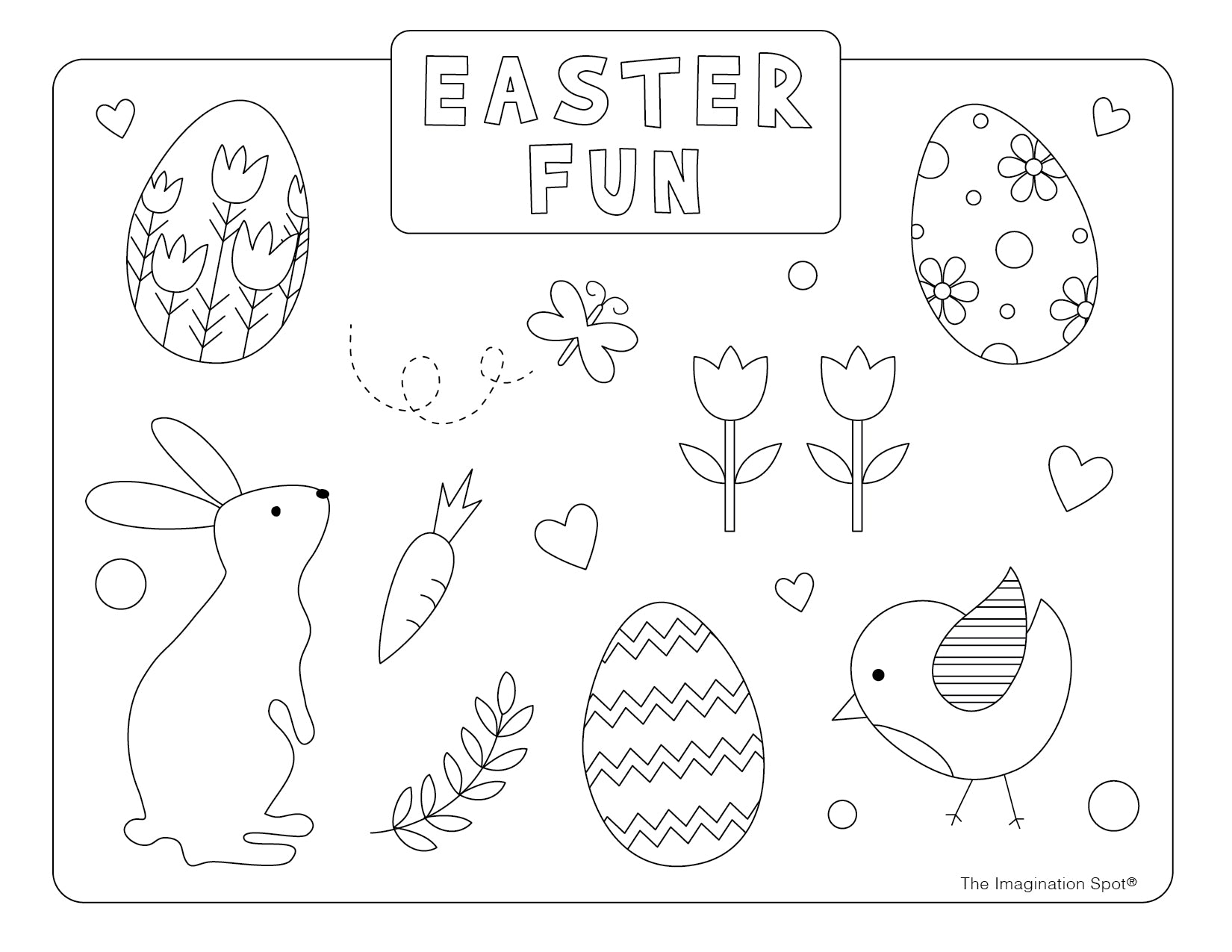Easter printable coloring sheets