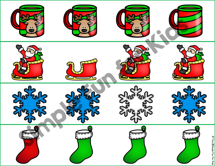 Day christmas spot the difference