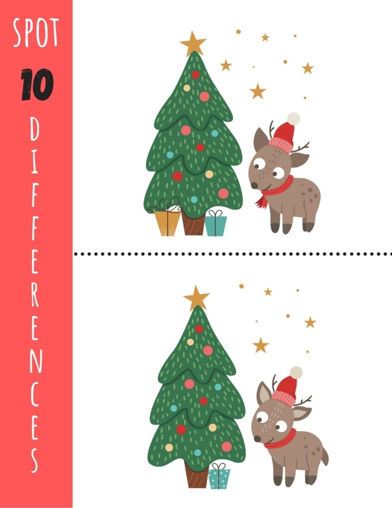 Christmas spot the difference