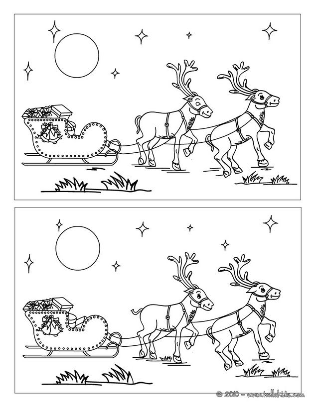 Christmas spot the differences