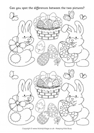 Easter spot the difference