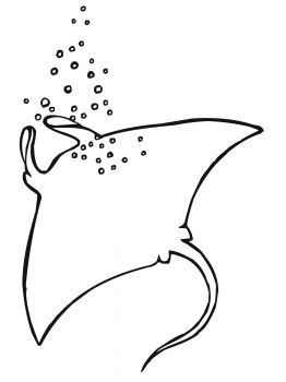 Manta eagle ray coloring page super coloring animal coloring pages coloring pages free printable coloring pages