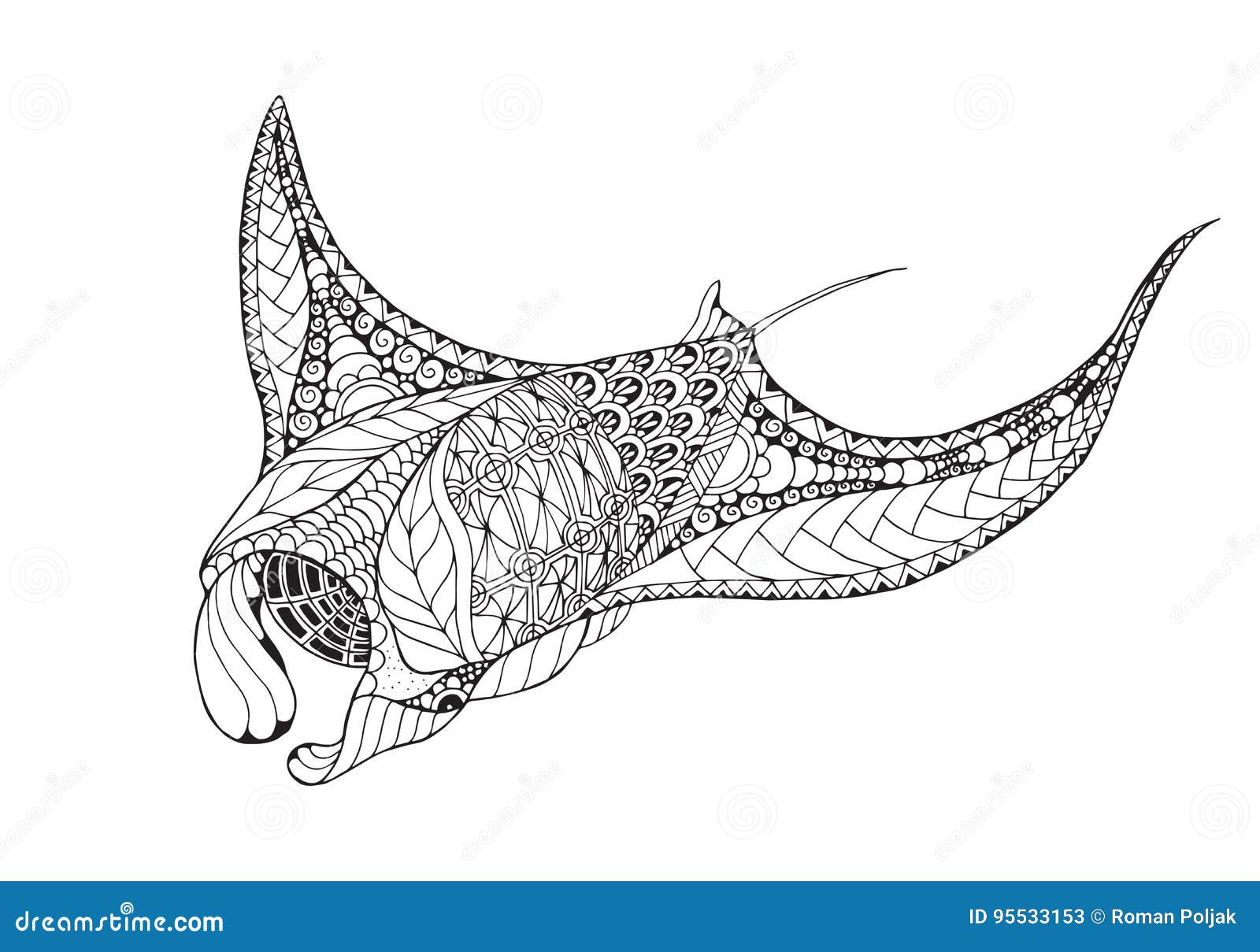 Manta ray drawing stock illustrations â manta ray drawing stock illustrations vectors clipart