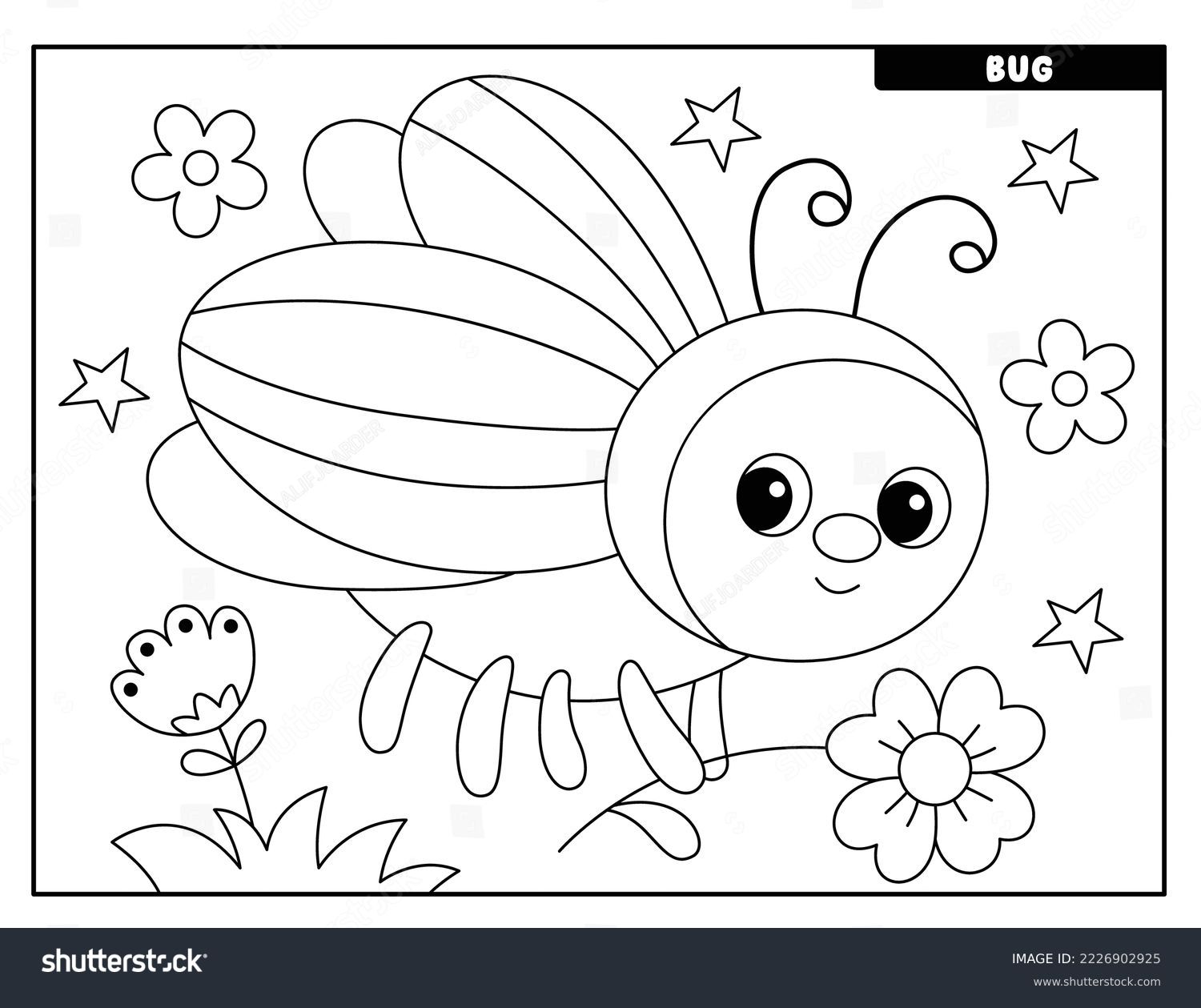 Grasshopper coloring stock photos and pictures