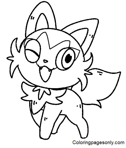 Sprigatito coloring pages printable for free download