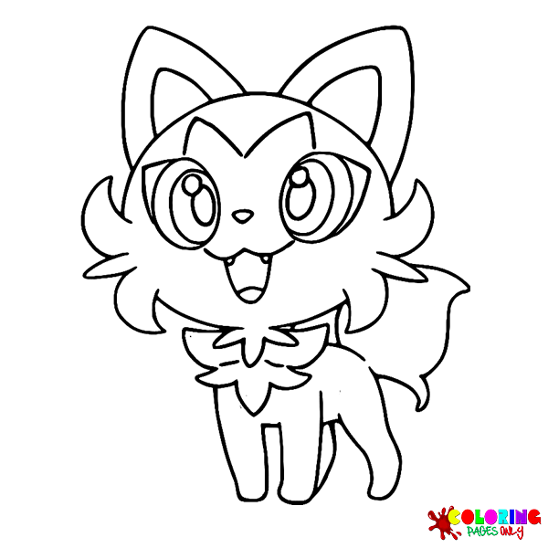 Sprigatito coloring pages