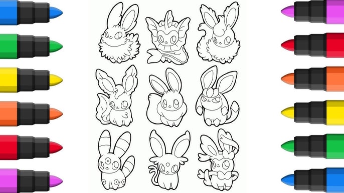 Pokemon coloring paldea starter pokemon sprigatito quaxly and fuecoco