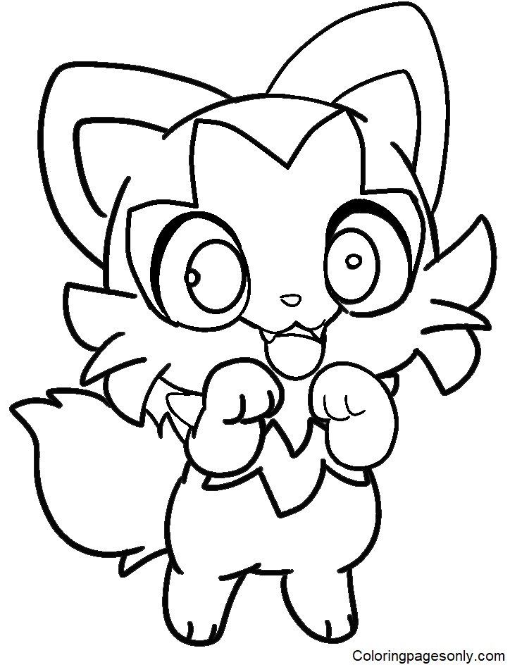 Sprigatito coloring pages printable for free download