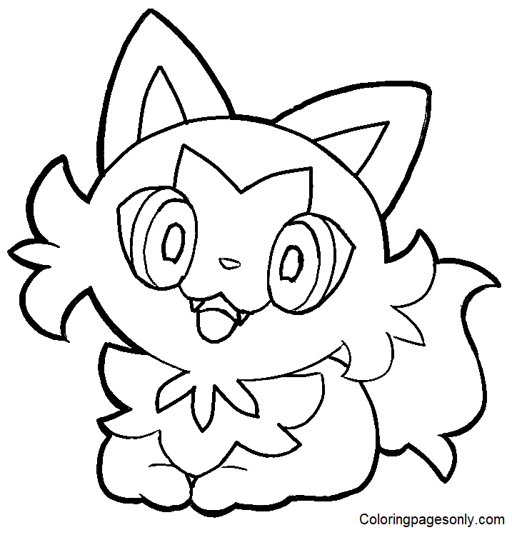 Sprigatito coloring pages printable for free download