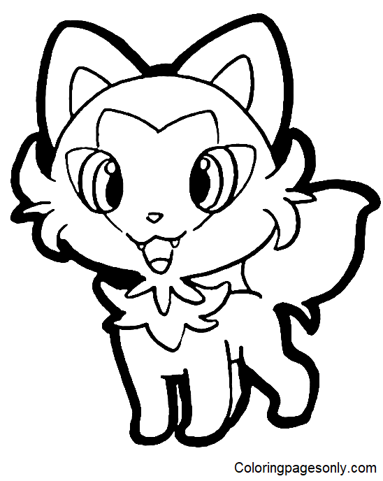 Sprigatito coloring pages