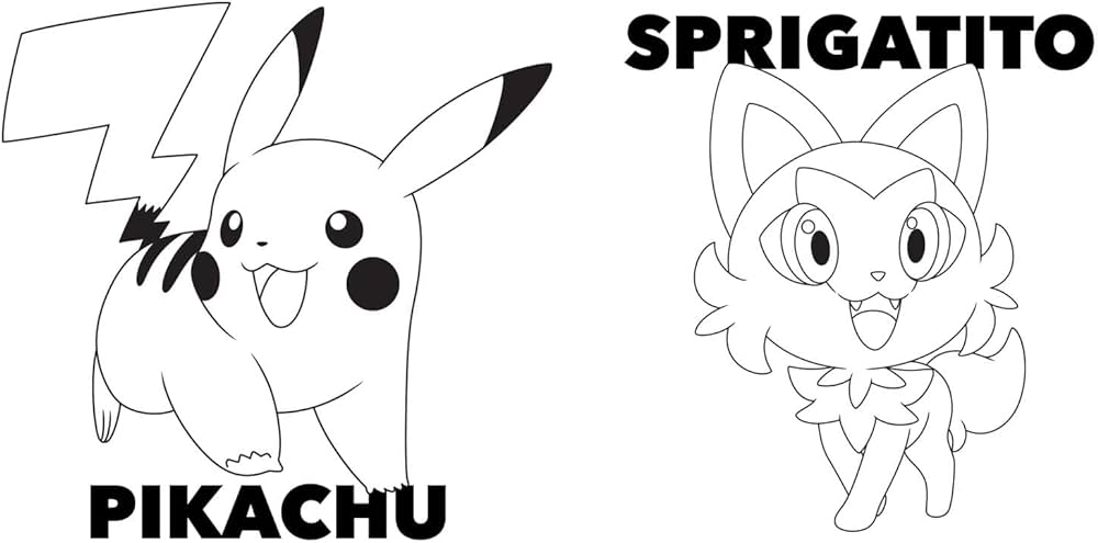 Pokmon colouring book and jigsaw set pieces unknown author books