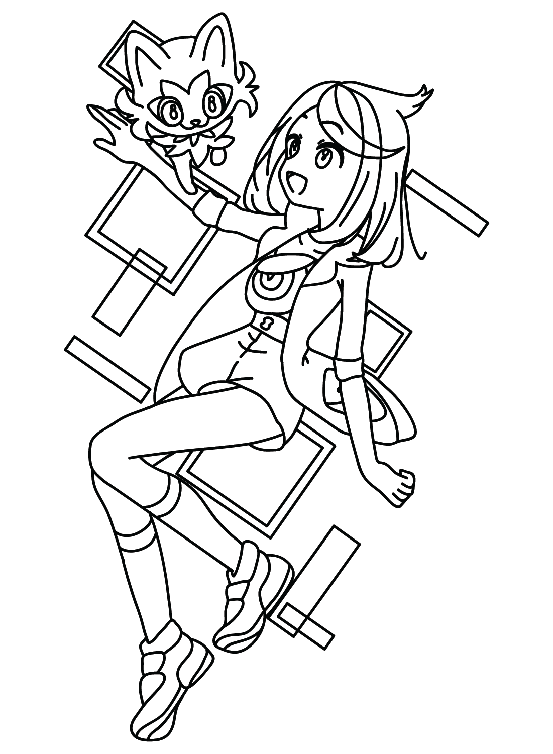 Liko pokemon coloring pages