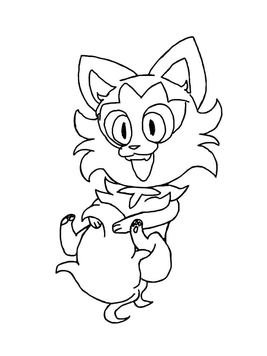 Sprigatito pokemon coloring pages