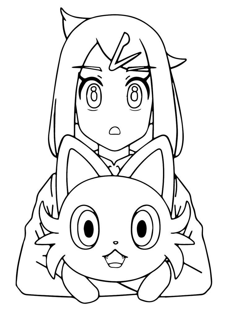 Liko pokemon coloring pages