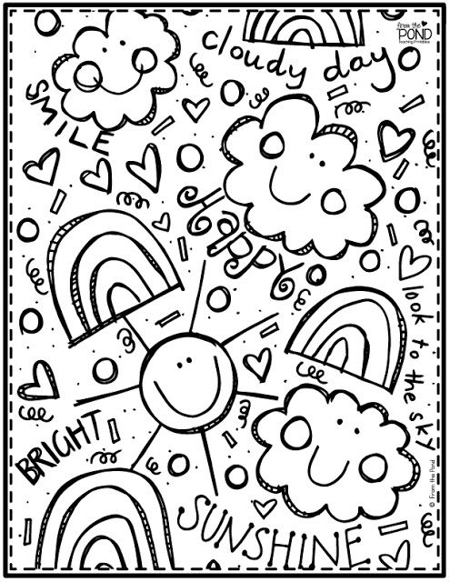 Rainbow sunshine craft kindergarten coloring pages coloring pages spring coloring pages