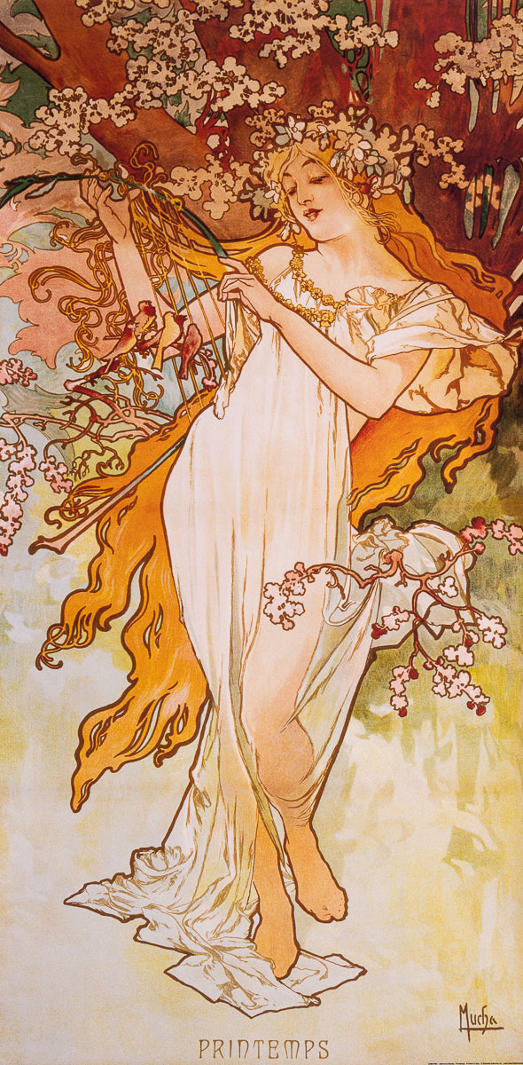 Alphonse mucha art print