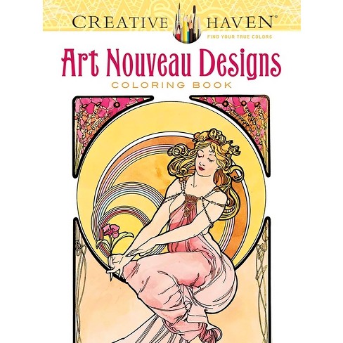 Creative haven art nouveau designs coloring book