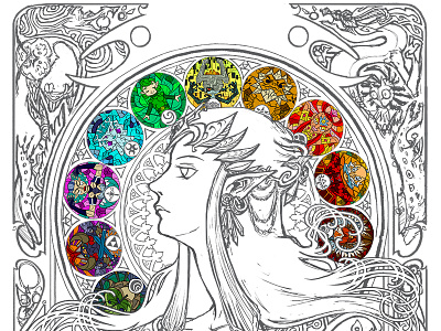 Alphonse mucha designs themes templates and downloadable graphic elements on