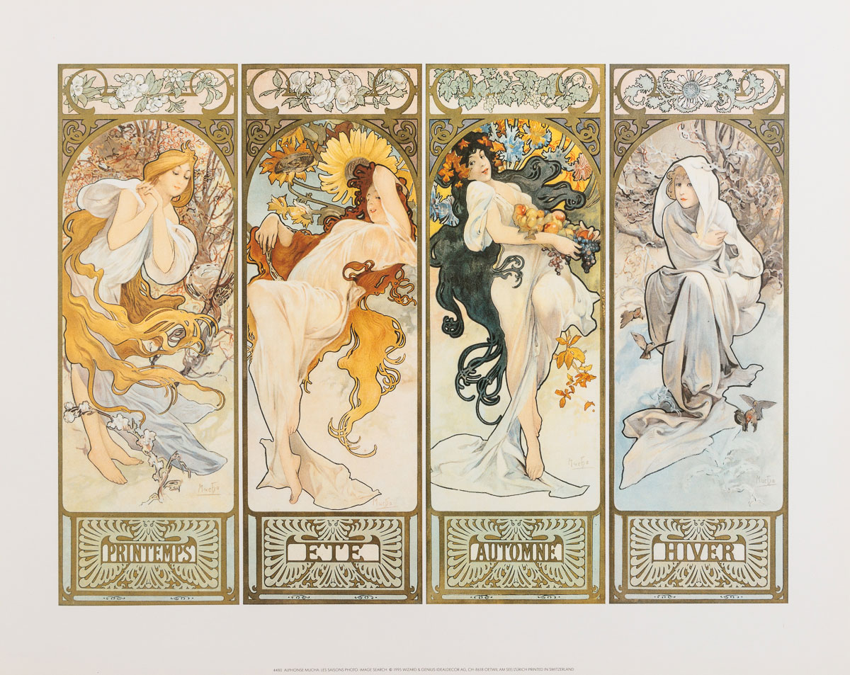 Alphonse mucha art print