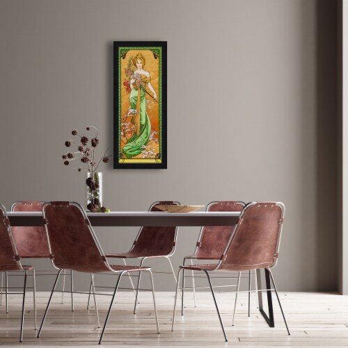 Spring by alphonse mucha framed wall art x ready to hang