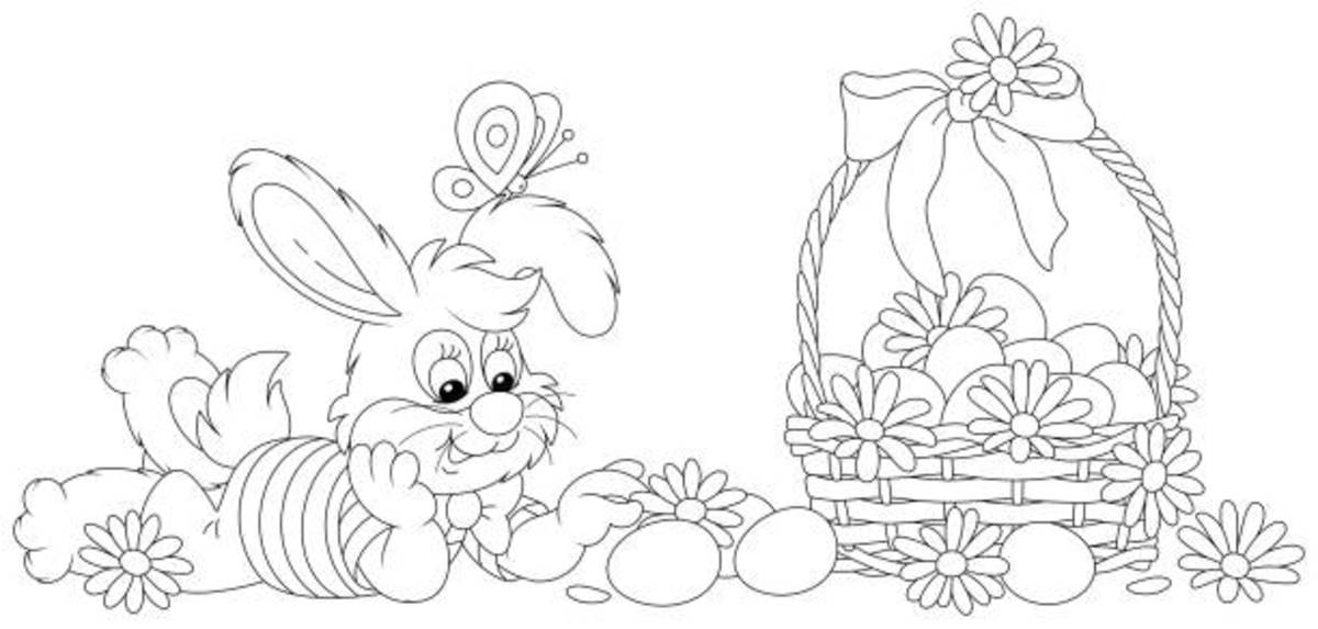 Free printable easter coloring pages for kids and adults