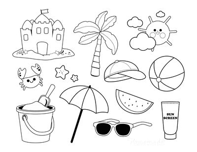 Free summer coloring pages for kids adults summer coloring pages unicorn coloring pages summer coloring sheets