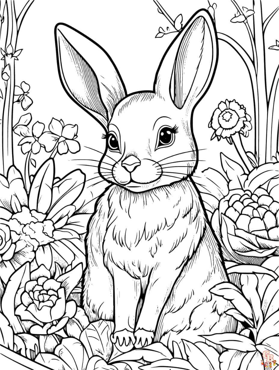 Free spring coloring pages for kids